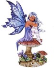Violet Fairy Figurine By Amy Brown - Whimsical Decoration For Home Or Office