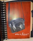 Vintage Leica Dealer Camera Catalog Manuals 1954