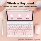 Bluetooth 3 0 Wireless Keyboard For Apple Ipad-1 1 2 3 4 Mac Computer Pc Macbook