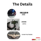 Top Gun Maverick Fighter Helmet Pilot oxygen Mask Mbu-12 Replica