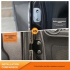 Body Door Hinges Replaced Kit Black For 2018-2024 Jeep Wrangler Jl Gladiator Jt