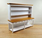 Dollhouse Georgian Welsh Dresser Kitchen Cupboard 1 12 Scale Miniature White