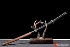 Rosewood Sharp Tachi Sword Japanese Samurai Katana Folded Steel Clay Tempered