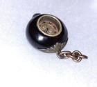 Rare 1800s Antique Hawaiian Kukui Nut Artifact Compass- Ancient Hawaii Watch Fob