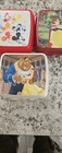 3 Tupperware Disney Beauty And The Beast Sandwich Keeper Snow White Mickey Lot