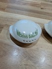 Mcm Norcrest Flying Saucer Ufo Atomic Alien Salt Pepper Shaker Set Ceramic Vtg