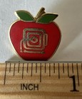 1980 s Apple Macintosh Computer Enamel Logo Lapel Pin Tie Tack Rare Vintage Q