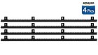Bl  tezeit 13 12ft Nylon Gear Rack 4pcs W  Metal Insert   Mounting Hardware Kits