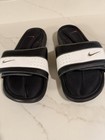 Nike Ultra Comfort 1 Men s Size 10 Slides Sandals Black White 360884 061 Rare
