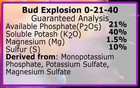 Bud Explosion Pk Bloom Budding Fruiting Flowering Booster For Soil And Hydroponi