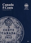 Canada Silver Nickels  5 Cents   1858-1921 - Official Whitman Coin Folder