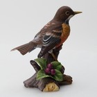 Andrea By Sadek Japan Robin Porcelain Bird Figurine -  9973 Sticker