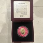 2020 Great Britain 2 Pounds Queen Commemorative Silver Space Pink Coin