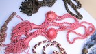 Vintage Lot Braided Drapery Cords Tie Backs Tassels Fringe Estate Trim Lot