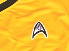 Autographed signed William Shatner Star Trek Captain Kirk Shirt uniform Jsa Coa