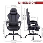 Racing Gaming Chair Ergonomic Design Massage Lumbar Pillow Usb Footrest Highback