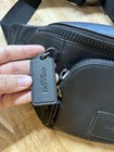 Coach Track Belt Bag- Nwot  Black  Leather
