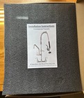 Commercial Kitchen Faucet With Sprayer 25    H 8  Adjustable Center 8  Swing Spout