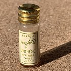 Vintage Lentheric Confetti Miniature Perfume Bottle W  Metal Cap Empty