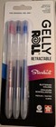 7 Lot Sakura Gelly Roll Retractable Medium Point Pens - 5 X Stardust  2 X Metall
