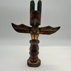 Vintage Northwest  Model Totem Pole - Chief White  Eagle Family - Muckleshoot