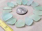 Genuine Beach Sea Glass Surf Tumbled Seafoam Light Green Foam Small Frosted H3