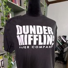Delta Pro Weight The Office Dunder Mifflin Paper Company Black T-shirt Adult M