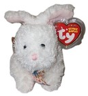Ty Beanie Baby - Nibble The Bunny Rabbit  5 Inch  Mwmts Plush Stuffed Animal Toy