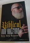 Publisher Signed Copy Of Biblical By Rob Halford  2022