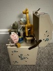 Vintage Musical Wooden Toy Music Box 