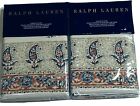 Ralph Lauren 2 Euro Pillow Shams Paisley Fernhill Islesboro Collection Nip