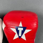 Title Boxing Gloves Leather Training 16oz White White Blue Stars Classic