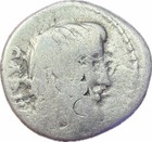 89 Bc Roman Republic Silver Denarius Coin L Titurius Sabinus Victory Biga