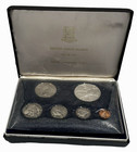1974 British Virgin Islands 6 Coin Silver Proof Set Original Box Coa Papers Mint