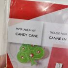 New  Creative Memories Christmas Paper Album Kit Candy Cane 2007 Mats Stickers