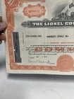 The Lionel Corporation Common 100 Stock Certificate 1960 s Toy Train Engraving
