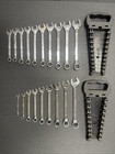 Mac Expert 10-19mm Metric And 1 4   -3 4    Combination Spanner Wrench Sets