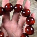 Indian Rosewood Bead Bracelet 20mm Sandalwood Mala Buddhist Jewelry For Men