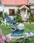 Teresa s Collections Fairy Garden Statues With Solar Outdoor Light For Outdoor