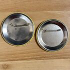 Vtg Apple Computer The Computer Post    push My Buttons    Button Pinback Lot Of 2