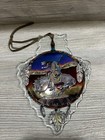 Vintage Indian Native American Art On Glass Painted  see Description 