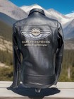 Harley Davidson Men 100th Anniversary Leather Jacket Small 97400-02vm Mint