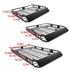 67  Roof Rack Cargo Rooftop Carrier Basket Top Luggage Holder W extension Travel