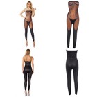 Womens Rompers Strapless Bodysuit Pants Jumpsuit Birthday Gradient Nightclub