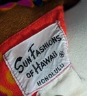 Vintage Sun Fashions Of Hawaii Psychedelic Pocket Dress