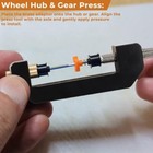 4 Sets Ho Slot Car Tool Wheel Hub Gear Press Wheel Hub Puller Crown Gear Puller
