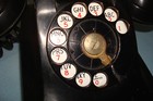 Vintage Telephone Western Electric Bell System F1 Black Rotary Dial Desk Phone