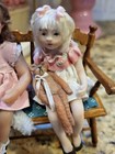 Miniature Hand Sculpted Artisan Girl Doll By Bonnie Justice