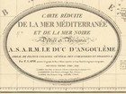 1830 Nautical Chart Of The Mediterranean Sea