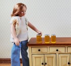 Dollhouse Large Jars Of Honey Set Of 3 1 12 Scale Miniature Food Groceries